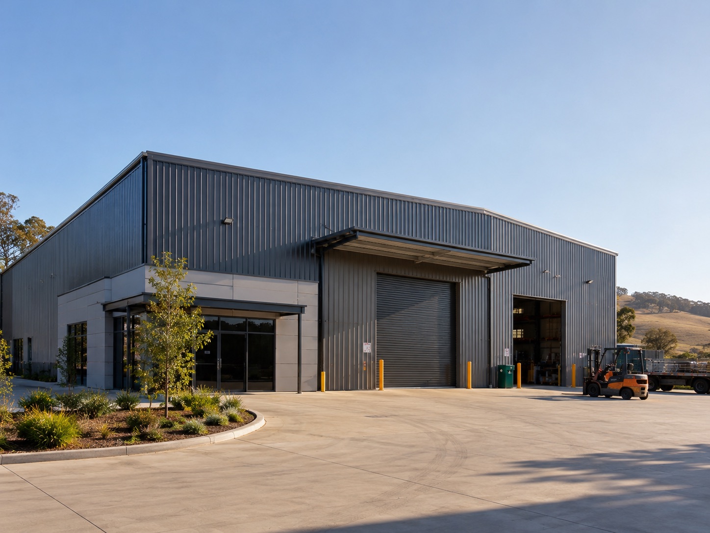 Freestanding commercial building