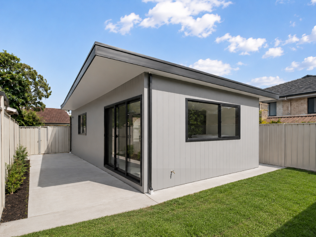 A similar property with a second dwelling on the block