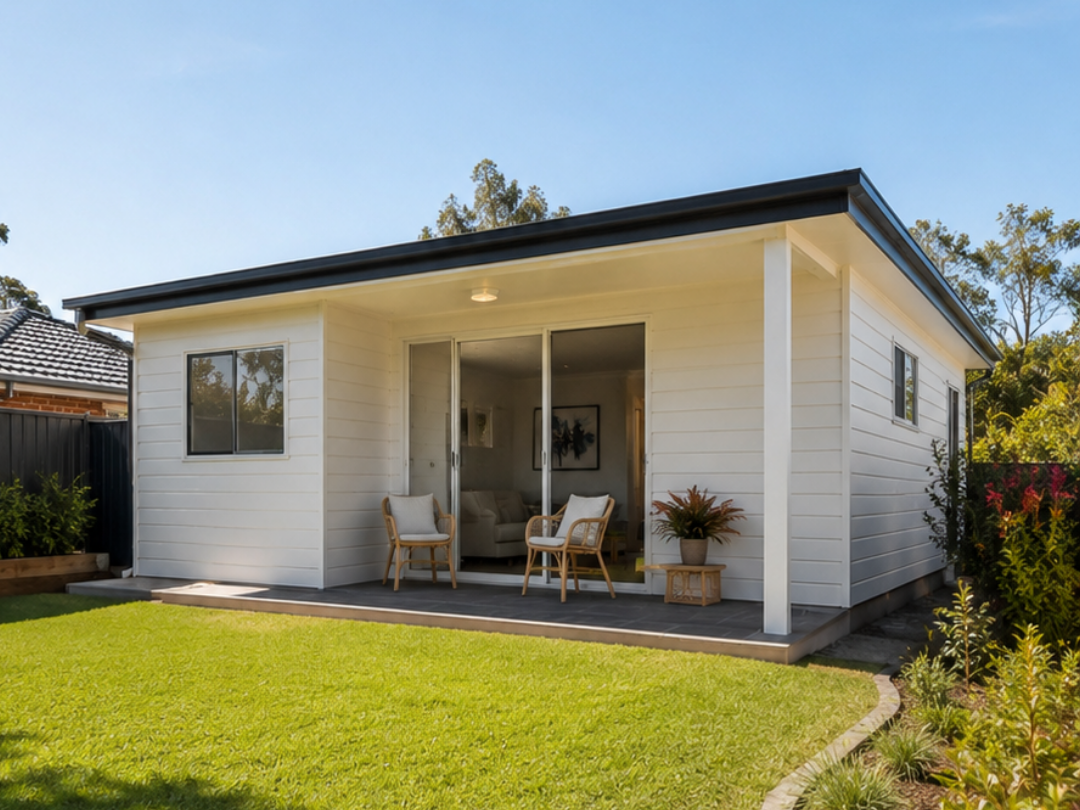 A brick home with side access and space for a second dwelling